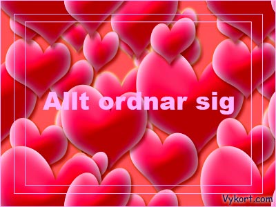 Allt ordnar sig