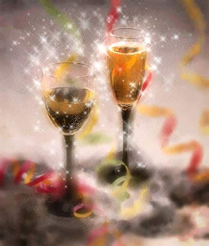 Fira ny�r med champange!